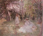Henry Lebasques Picnic on the Grass oil painting